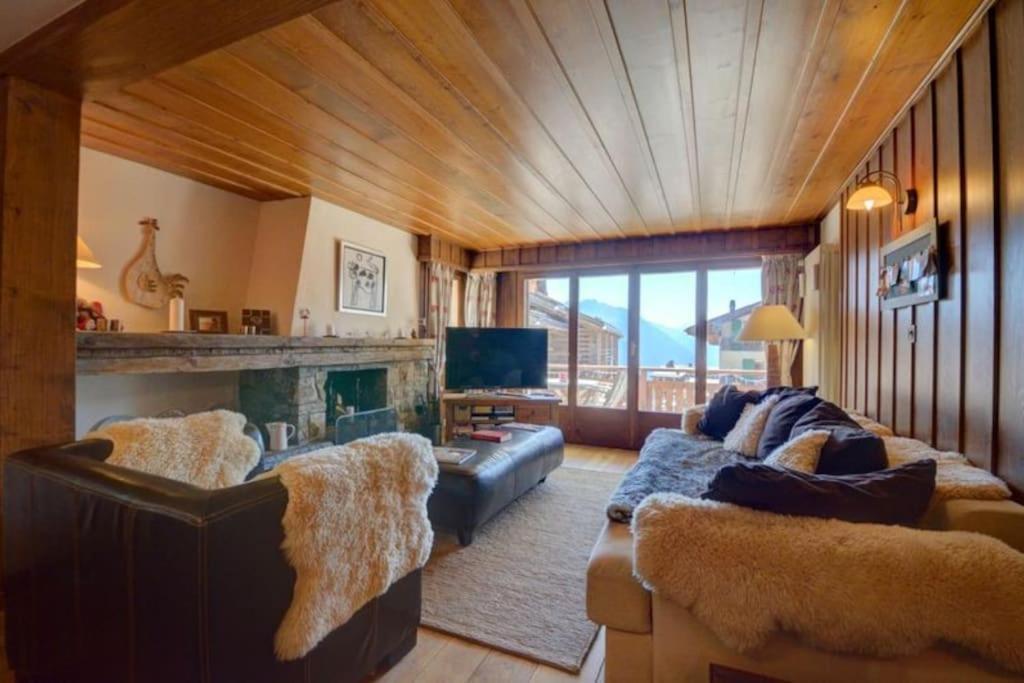 Ski-In, Chalet-Style Appt Central Verbier - 1 Min Walk To Lift Экстерьер фото